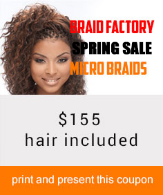 Micro Braiding Discount Coupon